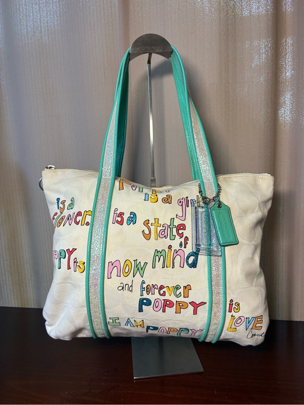 Coach Forever Poppy Graphic Tote